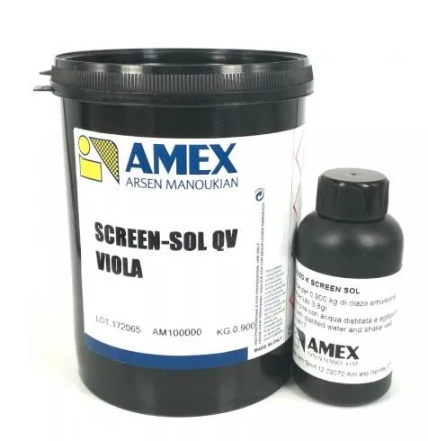 Amex Screen - sol QV viola Argon Hd Mor Emisyon + Diazo hd