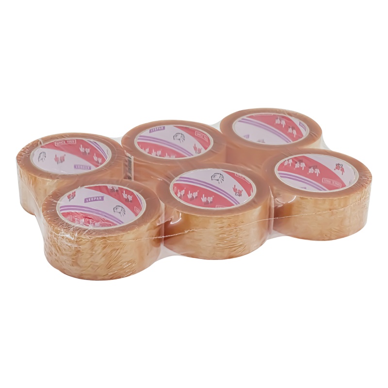 Vege Koli Bandı  45x100 Metre Şeffaf Leopar Koli Bandı 6 lı paket